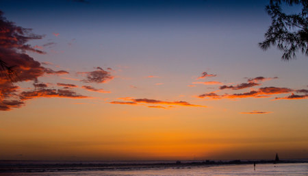 SAINT GILLES, LA REUNION, FRANCE, MAY 02 :  Saint gilles beach, La Reunion island, Indian Ocean, may 02, 2016, in Saint Gilles, La Reunion, Franceのeditorial素材