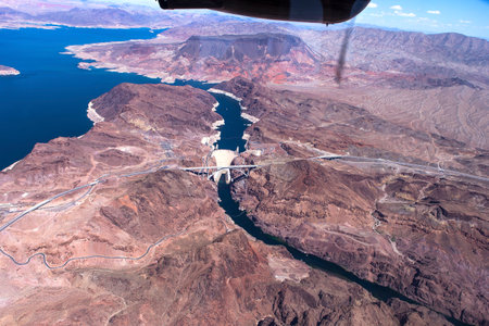 Hoover dam, colorado grand canyon, arizona, usaのeditorial素材