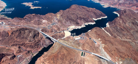 Hoover dam, colorado grand canyon, arizona, usaのeditorial素材