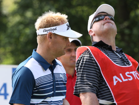 GUYANCOURT, FRANCE, JULY 02, 2015 : Soren Kjeldsen  (DEN) at  the golf French Open  , European Tour, july 02, 2015, Golf National, Guyancourt, France.のeditorial素材