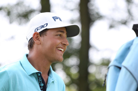 GUYANCOURT, FRANCE, JULY 02, 2015 : Hubert Tisserand (FRA) at  the golf French Open, European Tour, july 02, 2015, Golf National, Guyancourt, France.のeditorial素材