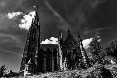 exteriors of reformee saint paul churchの写真素材