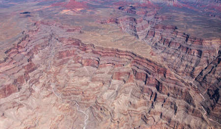 Aerial view of Colorado grand canyon, Arizona, usaの写真素材