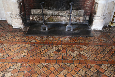 CHENONCEAUX, FRANCE, JULY 07, 2015 : interiors and architectural details of Chateau de Chenonceau, july 07, 2015, in Chenonceaux, Franceのeditorial素材