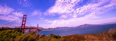 Golden gate bridge, San Francisco, California, USAの写真素材