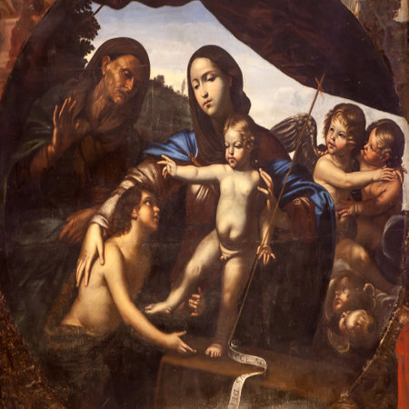 CARGESE, CORSE, FRANCE, MAY 05, 2013: interiors and architectural details catholic church of Cargese villageのeditorial素材