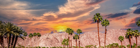 san jacinto mountain, palm springs, californiaの写真素材