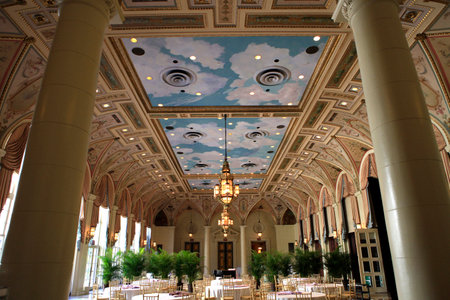 PALM BEACH, FLORIDA, USA, MAY 05, 2012: interiors of The Breakers hotel, Palm Beach, Florida, USAのeditorial素材