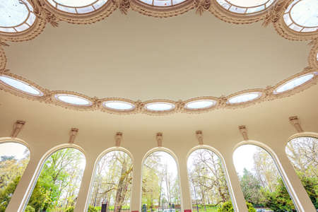 VICHY, FRANCE, APRIL 12, 2022: exteriors decors of the source des Celestinsのeditorial素材