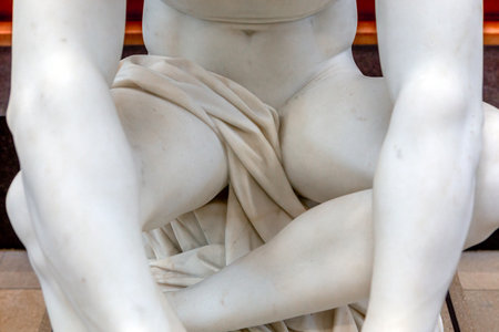PARIS, FRANCE, NOVEMBER 22, 2023: architectural details of the Orsay museumのeditorial素材