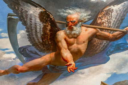 PARIS, FRANCE, MARCH 17, 2017: architectural details of gallery of Apollo, in the Louvre museum, place of robbery of French crown jewels, October 2025のeditorial素材