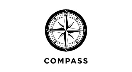 A classic compass , representing navigation, travel, and exploration. Its timeless design conveys...
