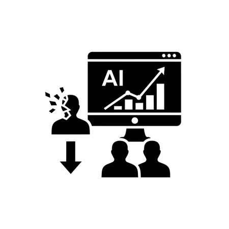 AI revolutionizes HR, automating tasks, enhancing efficiency, and providing data-driven insights for better decision-making and strategic workforce management.のイラスト素材