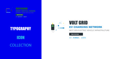 Digital illustration combining smart vertical farming and electric vehicle charging network...