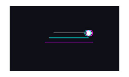A minimalist graphic design element featuring a set of three horizontal lines of varying lengths and...