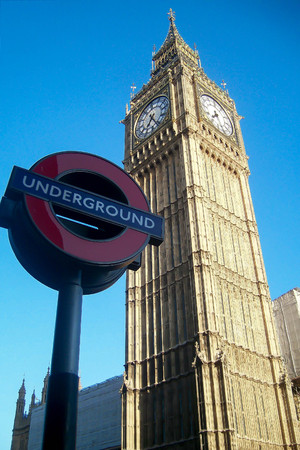 Big Ben building, London England UK. June 2015