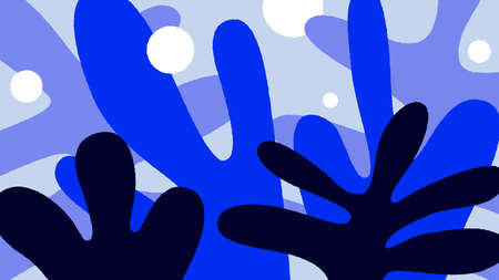 Abstract Vector Leaves Illustrationのイラスト素材