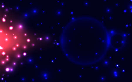 Science bokeh soft light abstract background, Vector eps 10 illustration bokeh particles, Background decorationのイラスト素材