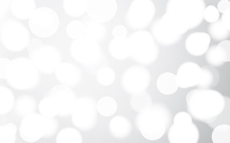 Winter bokeh soft light abstract background, Vector eps 10 illustration bokeh particles, Background decorationのイラスト素材