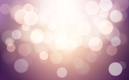 Purple color light bokeh abstract background, Vector eps 10 illustration bokeh particles, Background decorationのイラスト素材