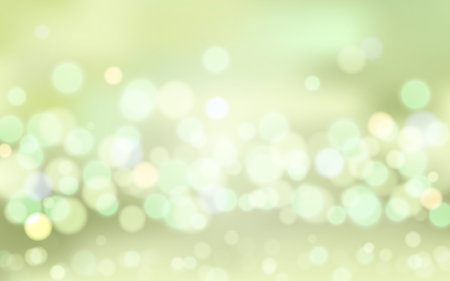 Nature green bokeh soft light abstract background, Vector eps 10 illustration bokeh particles, Background decorationのイラスト素材