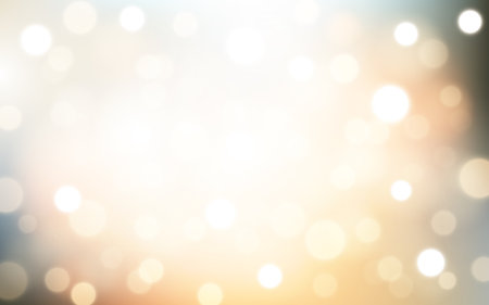 Golden luxury bokeh soft light abstract background, Vector eps 10 illustration bokeh particles, Background decorationのイラスト素材
