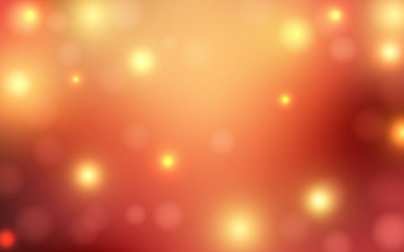Red color bokeh soft light abstract background, Vector eps 10 illustration bokeh particles, Background decorationのイラスト素材