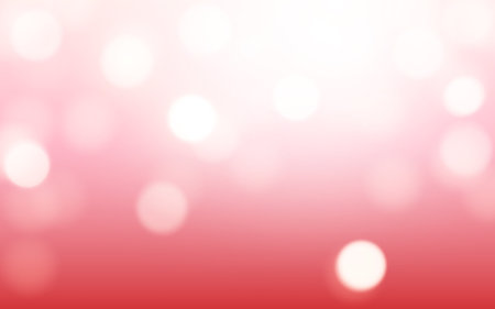 Radiant Pink Bokeh Lights in Abstract Valentine's Glitter Glow Background, Vector  illustration bokeh particles, Backgrounds decorationのイラスト素材
