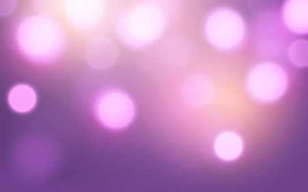 Pink and Purple Bokeh Light Background with Soft Glow Effect, Abstract Blurred Glitter Design for Romantic and Dreamy Mood, Background decorationのイラスト素材
