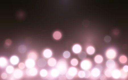 Pink Bokeh Light Background with Soft Glowing Abstract Blur and Romantic Sparkle, Background decorationのイラスト素材