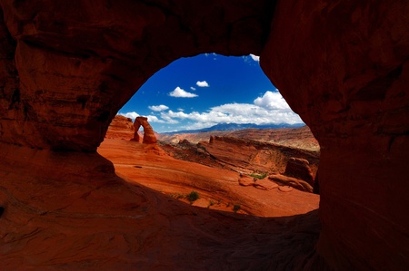 Delicate Arch view at Arches National Park, Utah