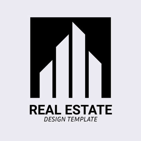 Real Estate Logo Creative Design Template vectorのイラスト素材