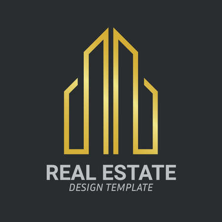 Real Estate Logo Icon Creative Design Templateのイラスト素材