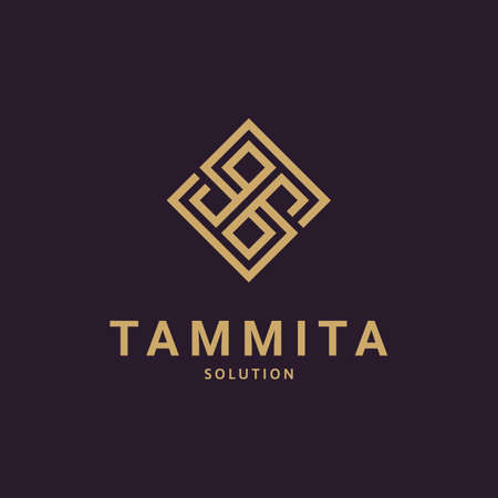 minimalist Initial Letter TS, ST, T & S Logo icon concept. Creative Minimal Alphabet emblem design template. Graphic Symbol for Corporate Business Identity.Creative Vector graphic element.のイラスト素材