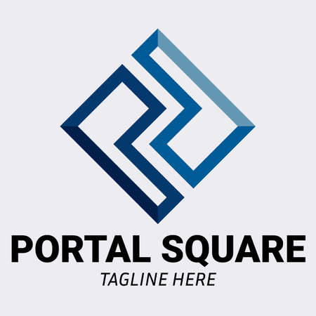 letter L square logo icon creative design template. Creative Minimal Alphabet emblem design template. Graphic Symbol for Corporate Business Identity.Creative Vector graphic element.のイラスト素材