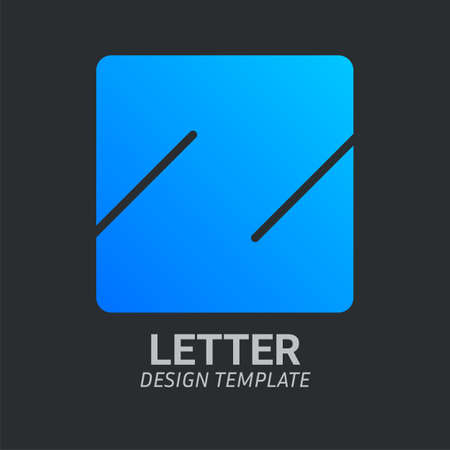 Initial Letter Z Logo icon concept. Creative Minimal Alphabet emblem design template. Graphic Symbol for Corporate Business Identity.Creative Vector graphic element.のイラスト素材