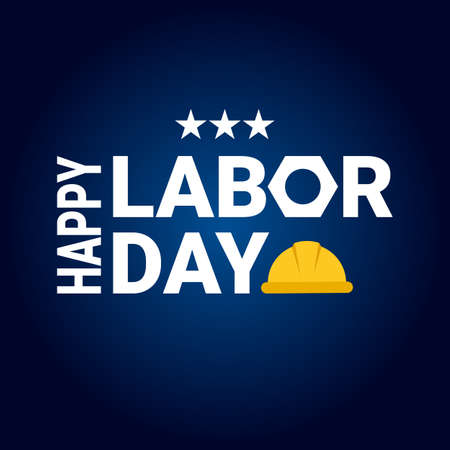 Happy International Labor Day banner 1st May background wallpaper Creative Design Template vector illustrationのイラスト素材