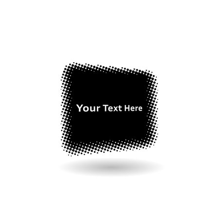 Abstract Halftone Design Element. Creative Design Template vector.のイラスト素材