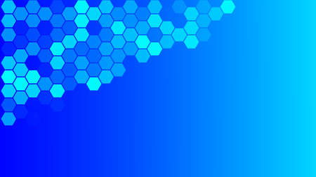 Abstract textured of geometric shapes. Hexagonal Halftone Pattern background. Wallpaper Creative Design Template vectorのイラスト素材