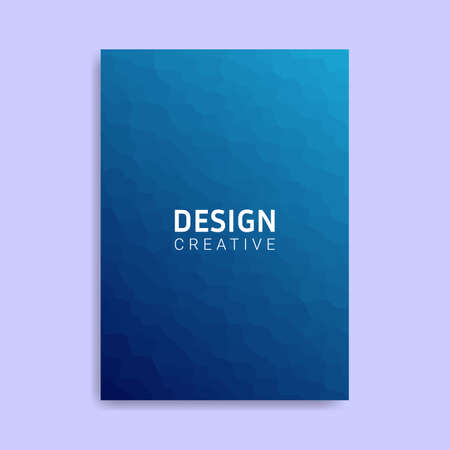 Minimal Cover Design template with texture modern different style on background for brochure catalog poster book magazine. Creative Vector graphic Illustration.のイラスト素材