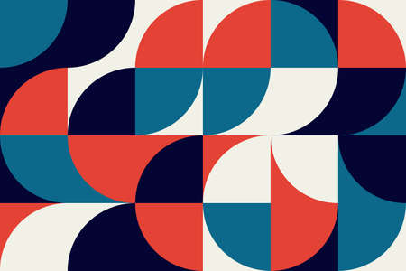 Geometry minimalistic artwork poster with simple shape. Abstract vector pattern design.のイラスト素材