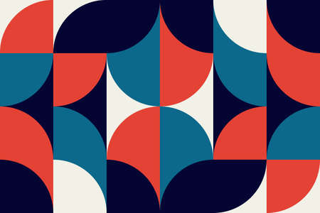 Geometry minimalistic artwork poster with simple shape. Abstract vector pattern design.のイラスト素材