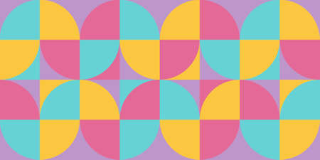 Geometry minimalistic artwork poster with simple shape. Abstract vector pattern design.のイラスト素材