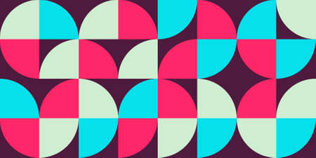Geometry minimalistic artwork poster with simple shape. Abstract vector pattern design.のイラスト素材