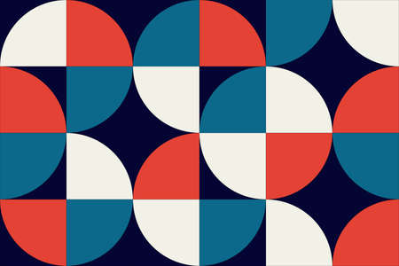 Geometry minimalistic artwork poster with simple shape. Abstract vector pattern design.のイラスト素材