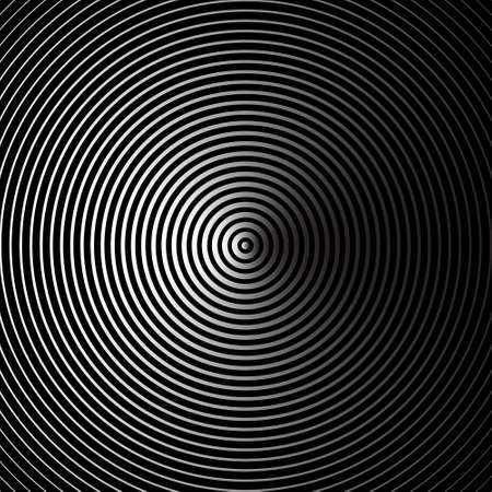 Illusion Abstract black and white pattern. Monochrome pattern. Optical illusion. Op art.のイラスト素材