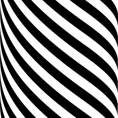 Illusion Abstract black and white pattern. Monochrome pattern. Optical illusion. Op art.のイラスト素材