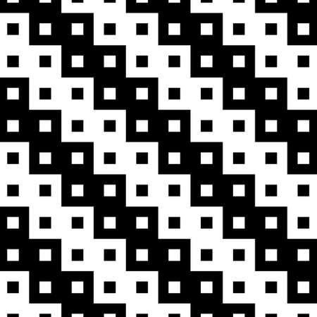 Illusion Abstract black and white pattern. Monochrome pattern. Optical illusion. Op art.のイラスト素材