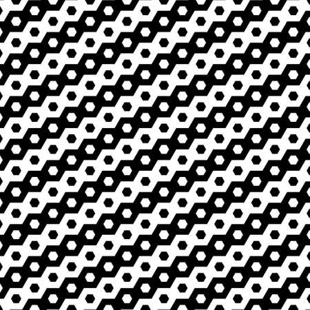 Illusion Abstract black and white pattern. Monochrome pattern. Optical illusion. Op art.のイラスト素材