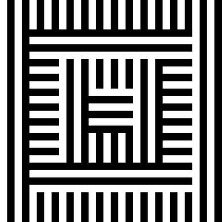 Illusion Abstract black and white pattern. Monochrome pattern. Optical illusion. Op art.のイラスト素材